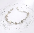 Chrome Dice Bracelet